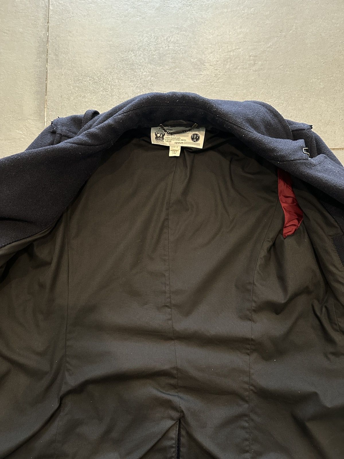 Diesel × Vintage Vintage 90s Diesel Military Style Peacoat Size US S / EU 44-46 / 1 - 2 Thumbnail