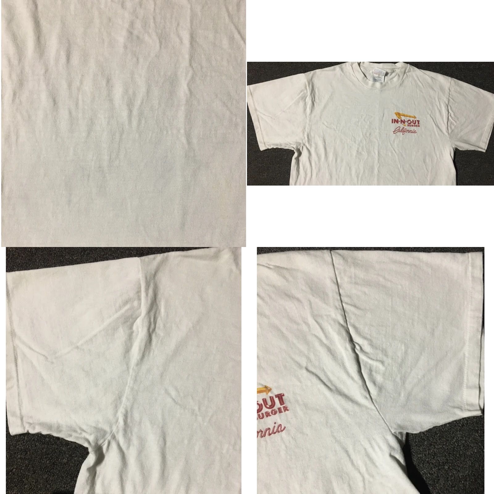 Vintage Vtg 90s In N Out Burger Faded Hot Rod Car Shirt M Fast Food Art Surf Grunge 80s Size US M / EU 48-50 / 2 - 8 Thumbnail