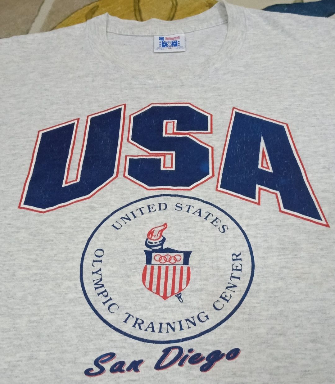 USA Olympics × Vintage Vintage 90s USA Olympic Training Center San Diego T-shirt Size US XL / EU 56 / 4 - 5 Thumbnail
