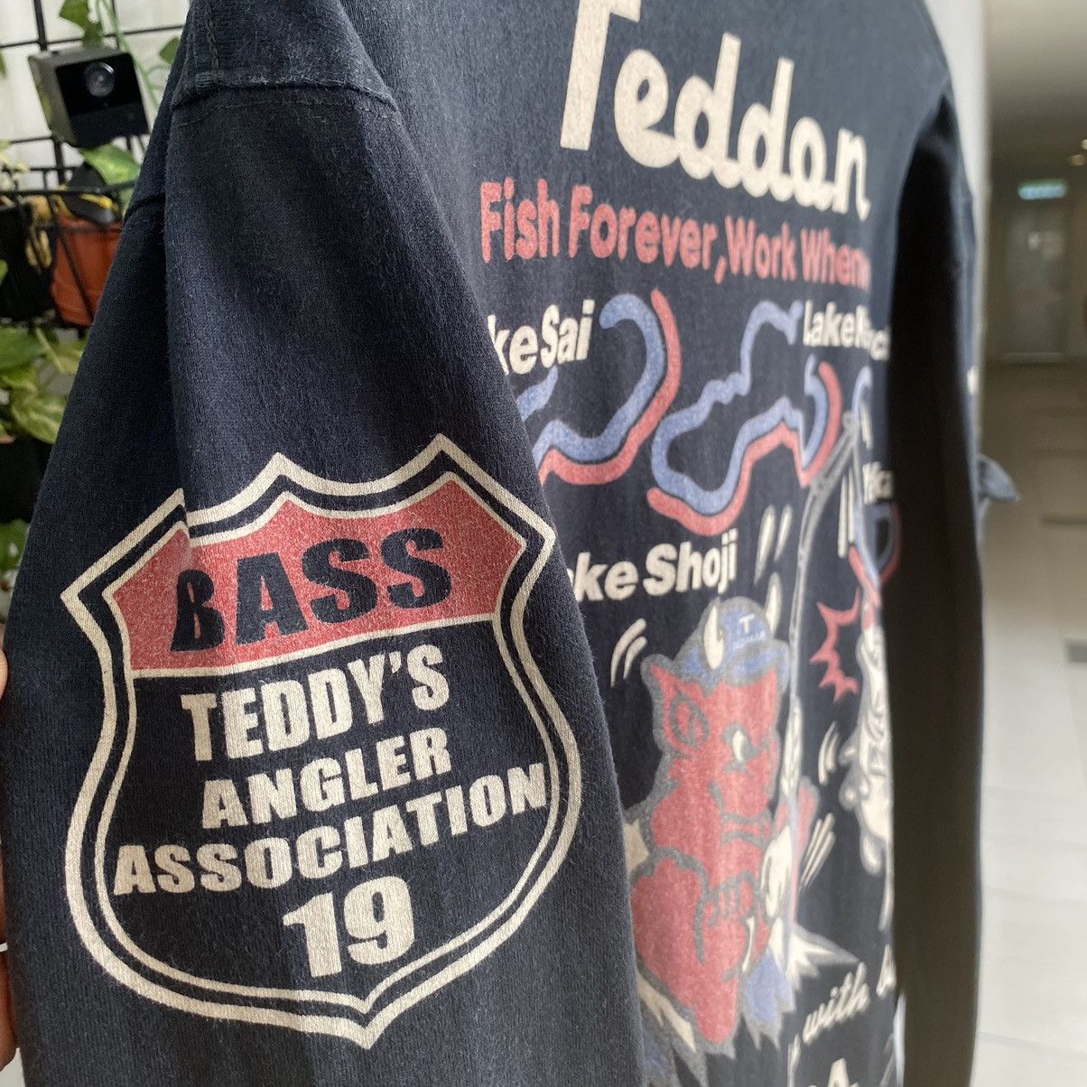 Tedman Vintage Faded Y2K Tedman Fuji 5 Lakes Fishing ERD GRUNGE TEE Size US L / EU 52-54 / 3 - 4 Thumbnail