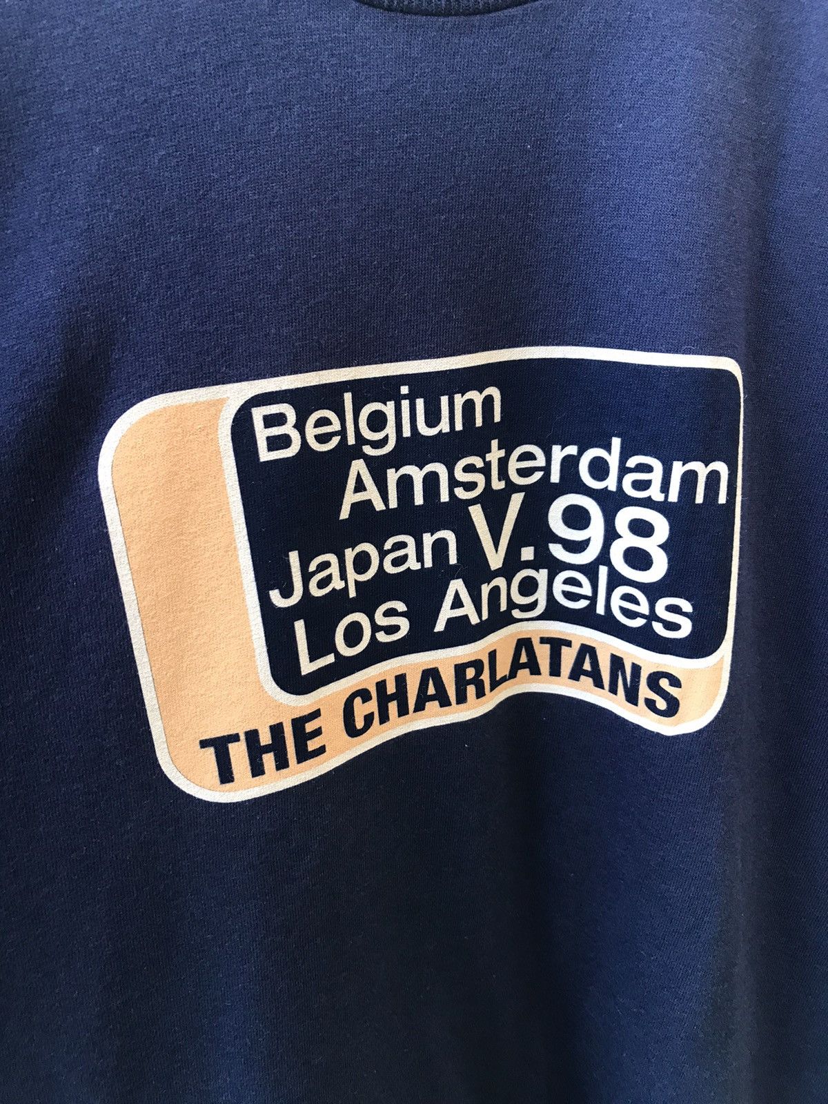 Band Tees × Vintage Vintage 90s The Charlatans V98 Tour Tee Size US L / EU 52-54 / 3 - 3 Thumbnail