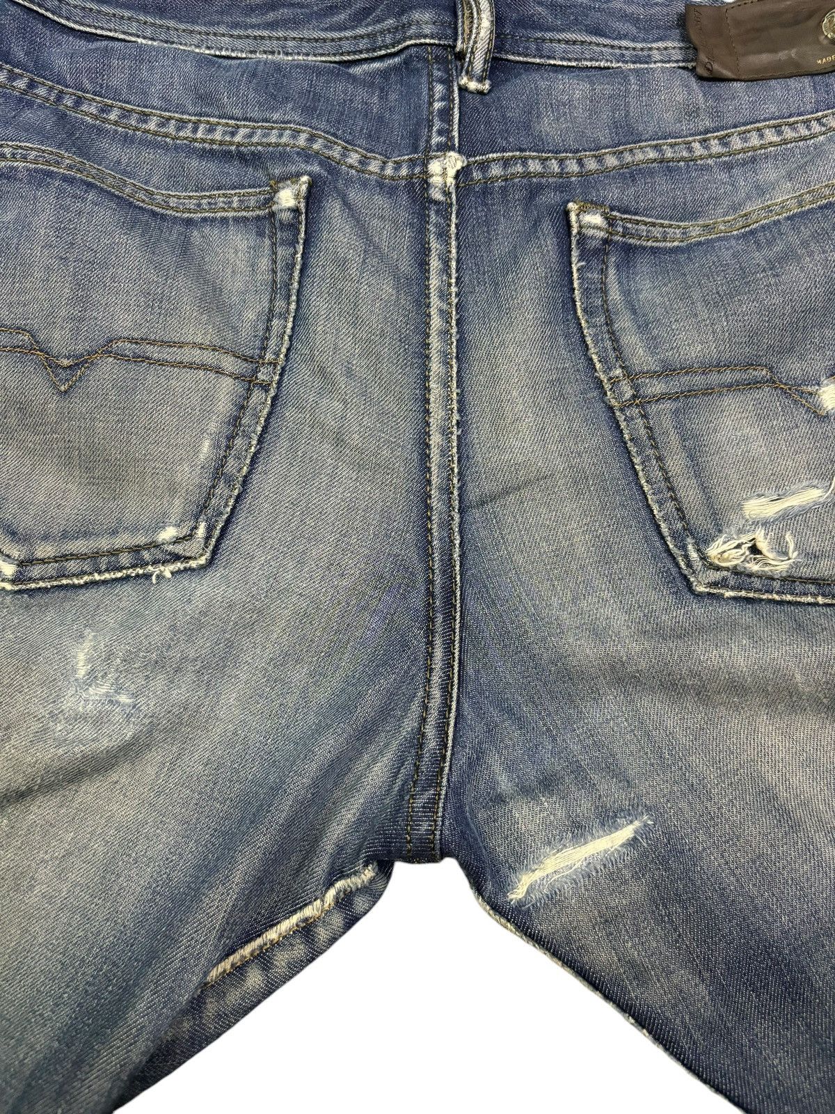 Diesel Vintage Y2K Diesel Industry 3D Buster Slim Clawmark Jeans Size US 34 / EU 50 - 12 Thumbnail