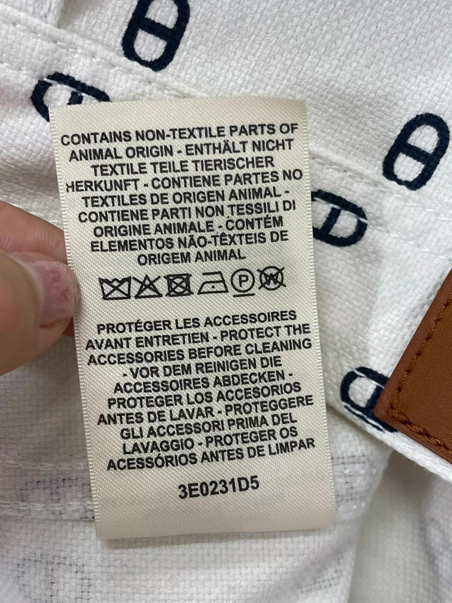 Hermes Hermes White Pig Nose Print Denim Jacket 36 Size XS / US 0-2 / IT 36-38 - 6 Thumbnail