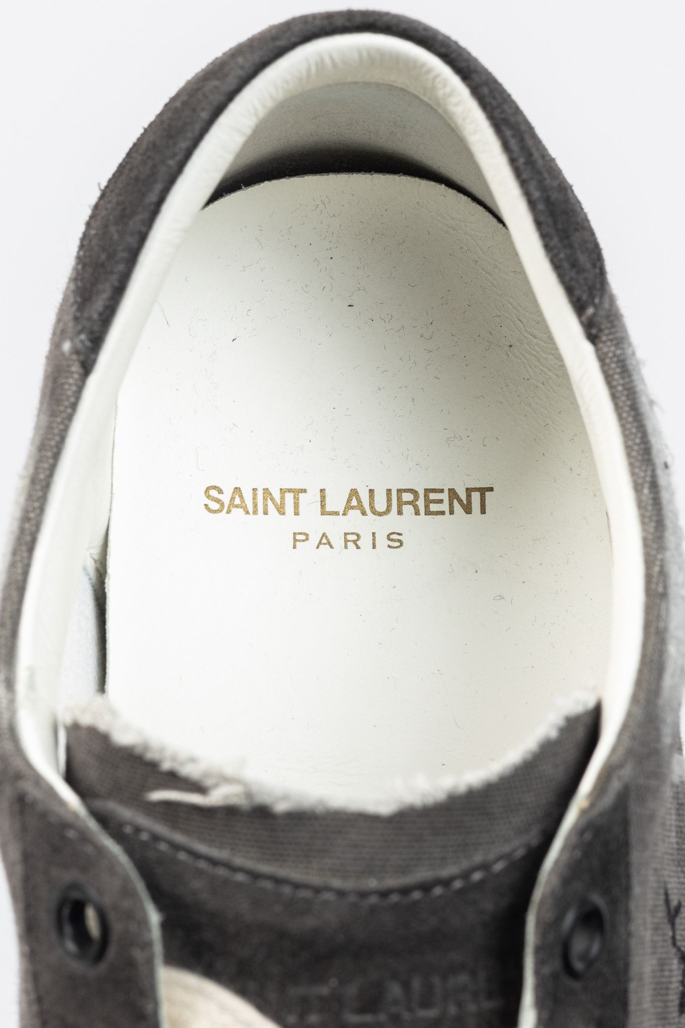 Saint Laurent Paris Saint Laurent Court Classic SL/06 Distressed Sneakers Size US 6 / EU 39 - 11 Thumbnail