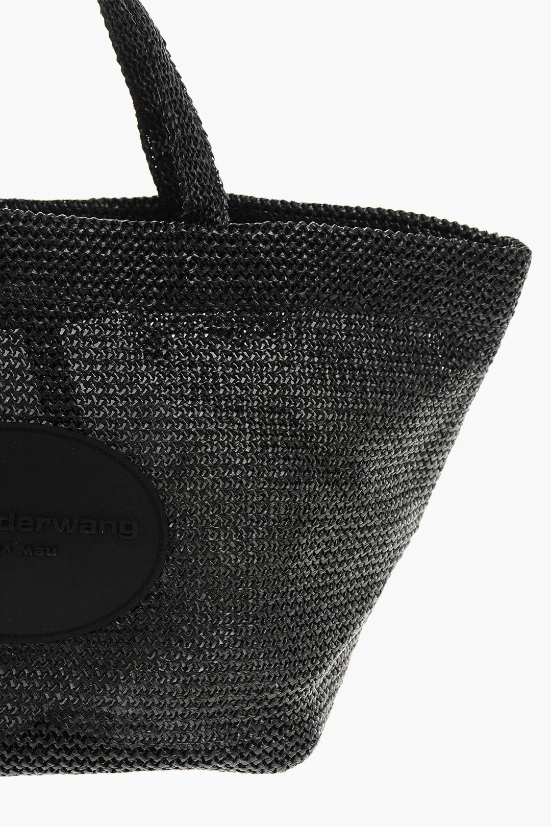 Alexander Wang og1mm0426 Size: OS / Synthetic Raffia Tote Bag in Black Size ONE SIZE - 3 Thumbnail