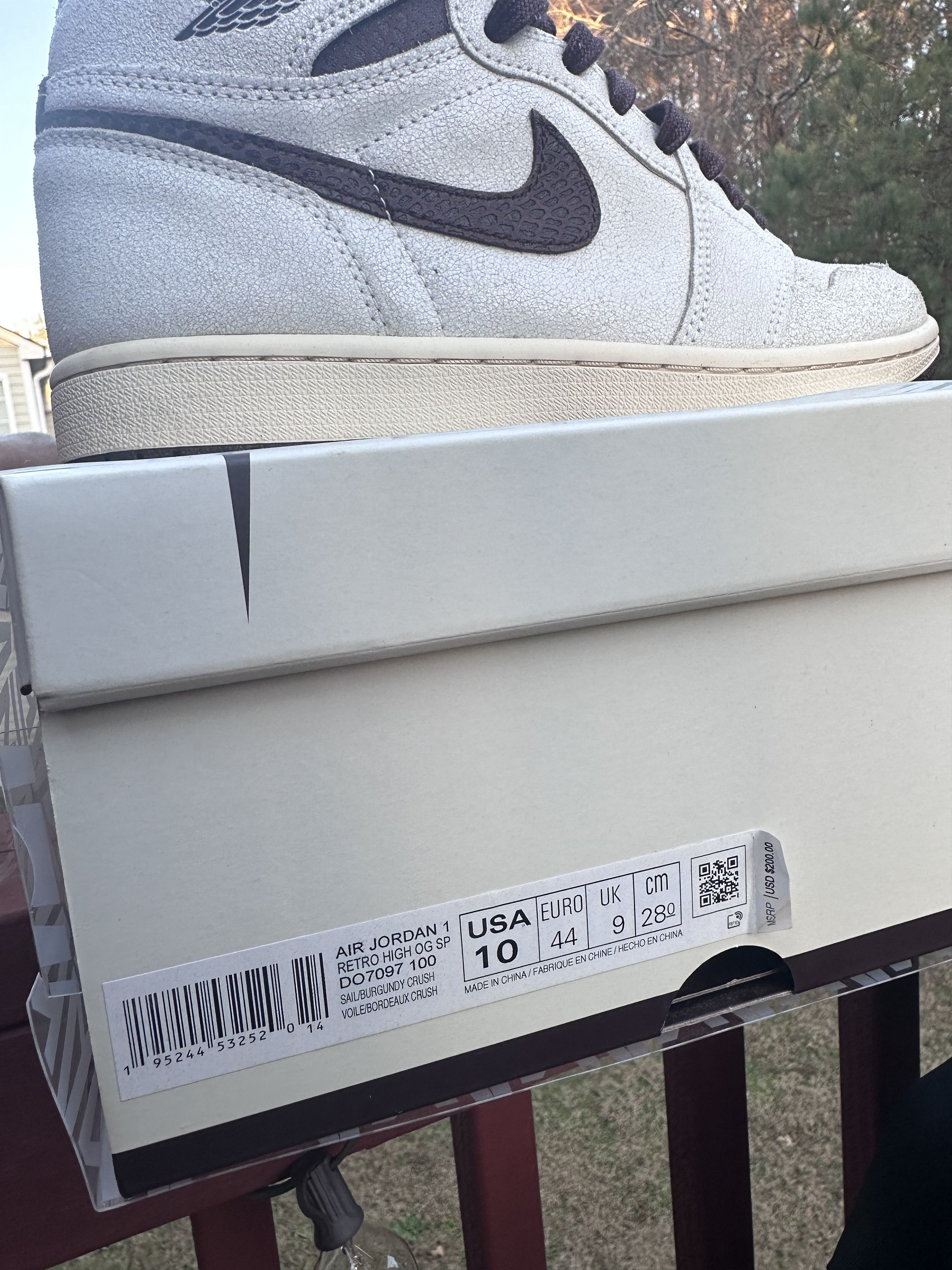 A Ma Maniere Nike Air Jordan 1 A Ma Maniere Size 10 Size US 10 / EU 43 - 6 Thumbnail