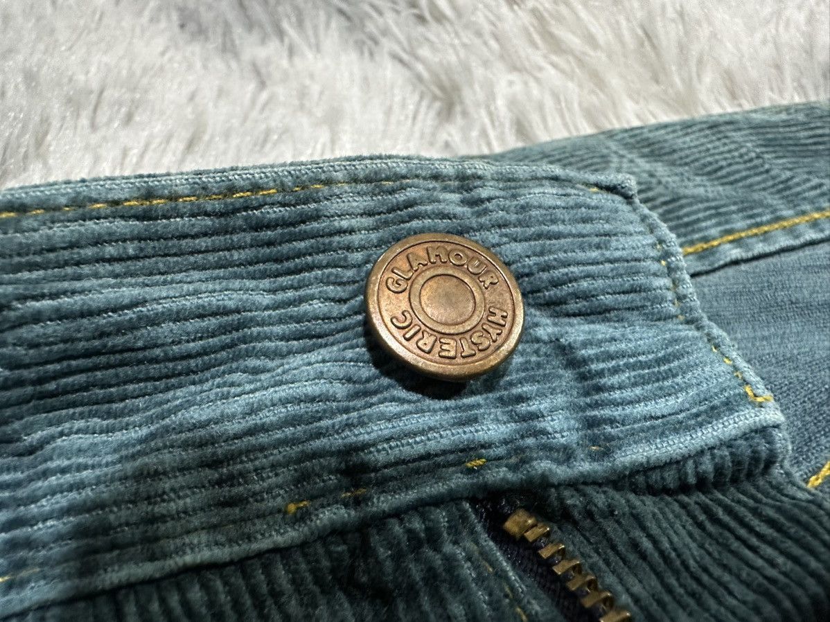 Hysteric Glamour 🔥Sick Y2K Hysteric Glamour Corduroy Kinky Denim Size US 29 - 7 Thumbnail