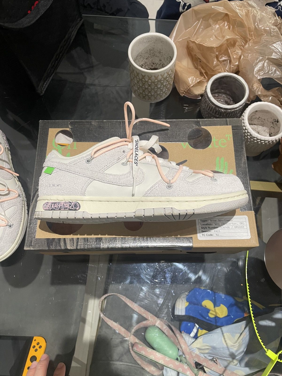 Nike × Off-White Nike x Off-White Dunk Low Lot 12 Size US 8 / EU 41 - 8 Thumbnail