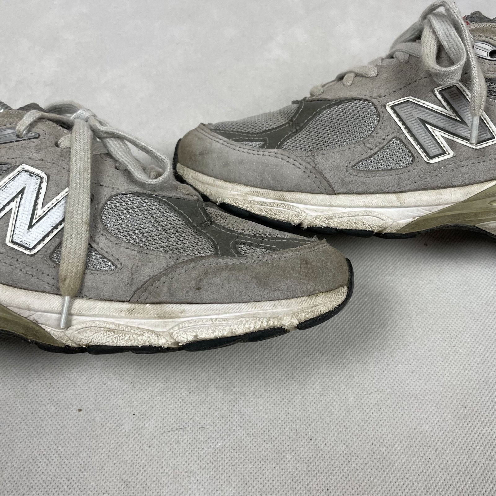 New Balance New Balance Gray Leather Lace Up Athletic Sneaker Shoes Size US 6 / IT 36 - 8 Thumbnail