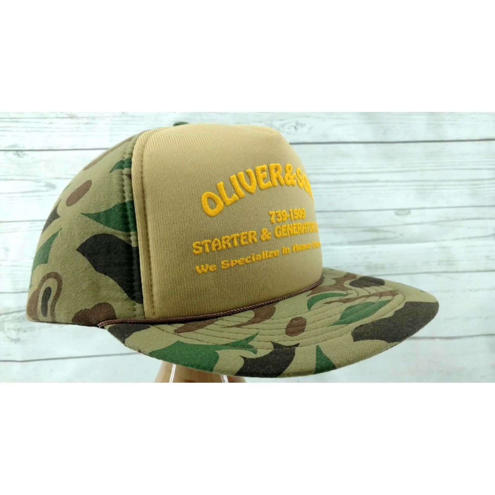 Kapital VINTAGE Snapback Camo Hunting Duck Deer Baseball Cap Hat Trucker Advertisement Size ONE SIZE - 3 Thumbnail