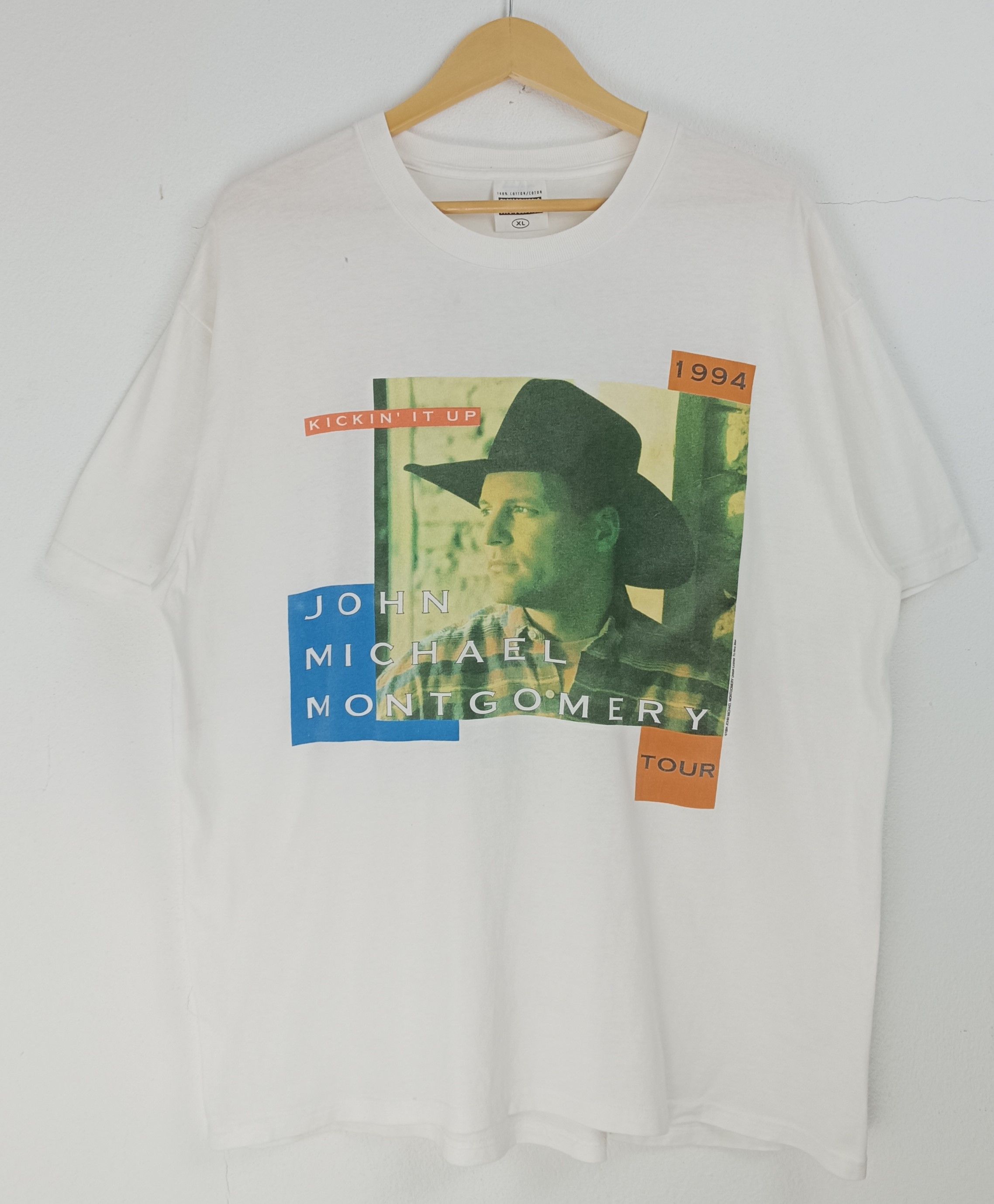 Country Road VINTAGE 1994 JOHN MICHAEL MONTGOMERY TOUR COUNTRY SINGER Size US XL / EU 56 / 4 - 3 Thumbnail