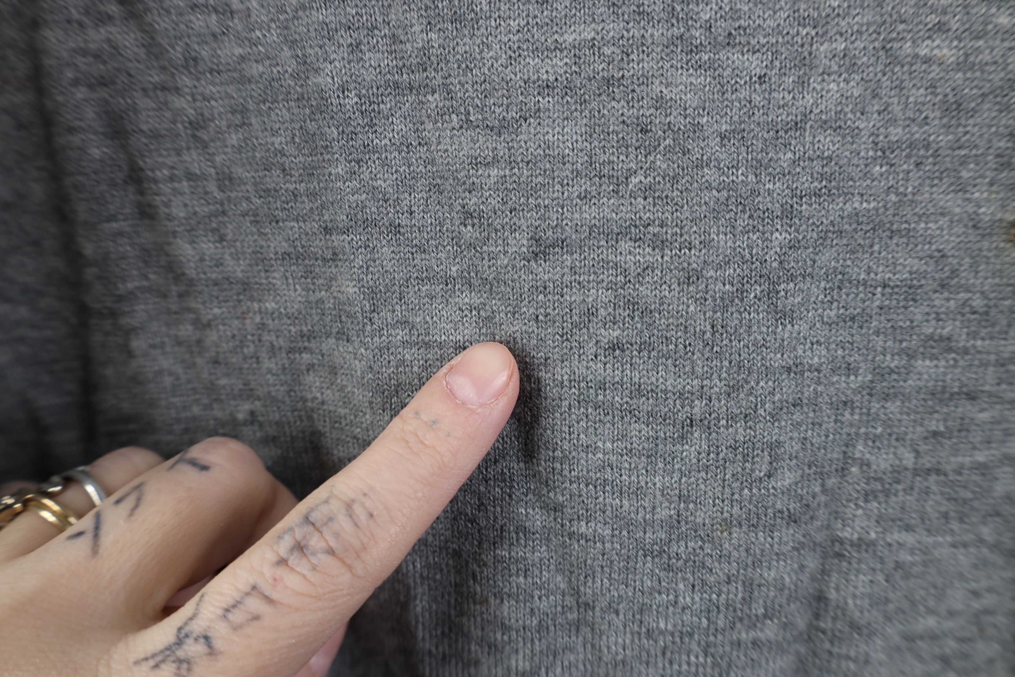 Napapijri Napapijri Geographic Lightweight Wool V-Neck Sweater Gray Size US M / EU 48-50 / 2 - 6 Thumbnail