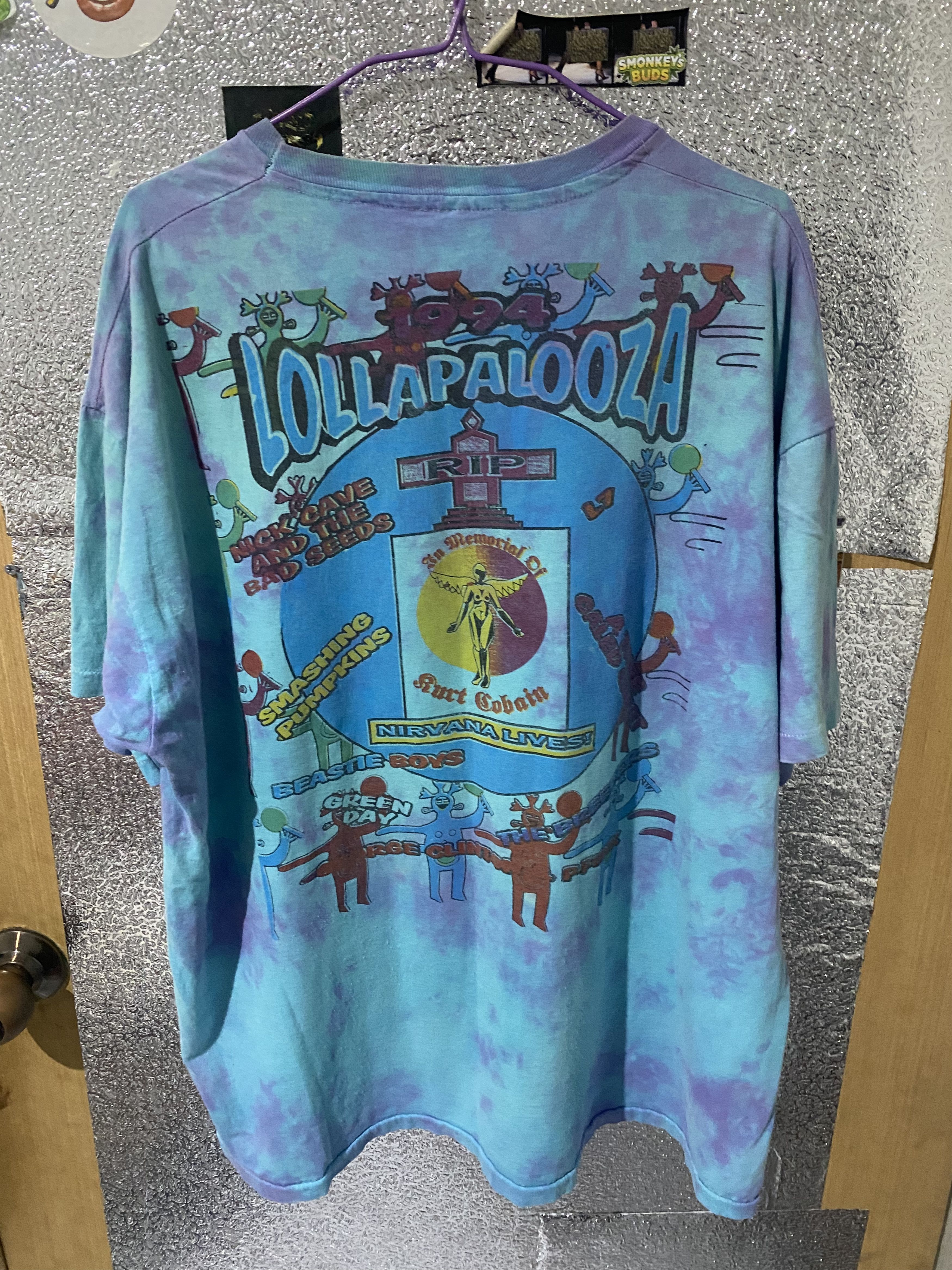 Band Tees Vintage 90s Lollapalooza RIP Kurt cobain Nirvana Shirt Size US XL / EU 56 / 4 - 3 Thumbnail