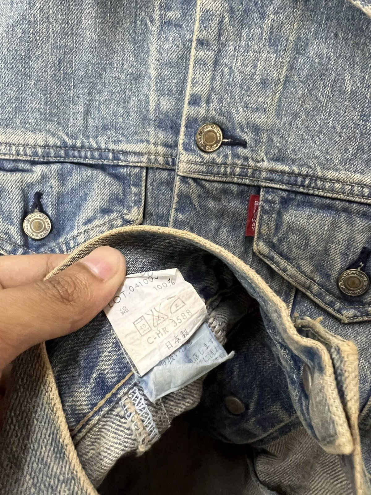 Japanese Brand Blue Way Type 3 Japanese Brand Trucker Denim Jacket Size US M / EU 48-50 / 2 - 5 Thumbnail