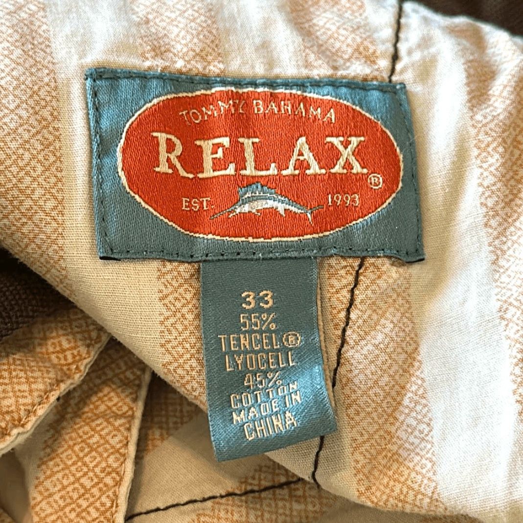 Tommy Bahama Tommy Bahama Men’s Brown Relax Cargo Shorts size 33 Tencel Cargo Multicolor Men Size US 33 - 6 Thumbnail