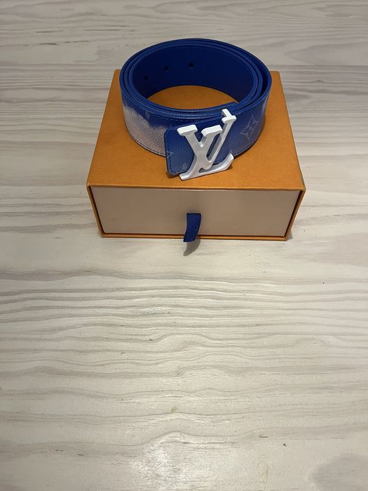 Louis Vuitton Reversible Belt Clouds