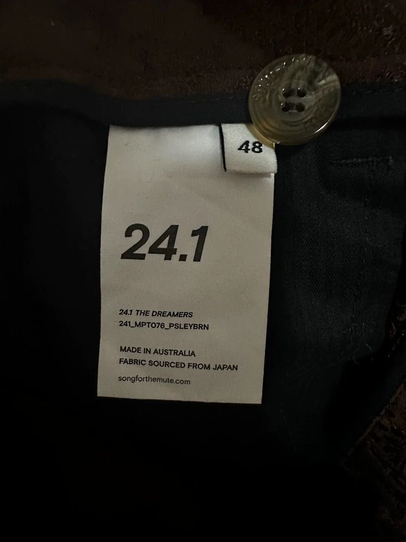 Song For The Mute Song For The Mute brown cashew jacquard long pants Size US 32 / EU 48 - 4 Thumbnail