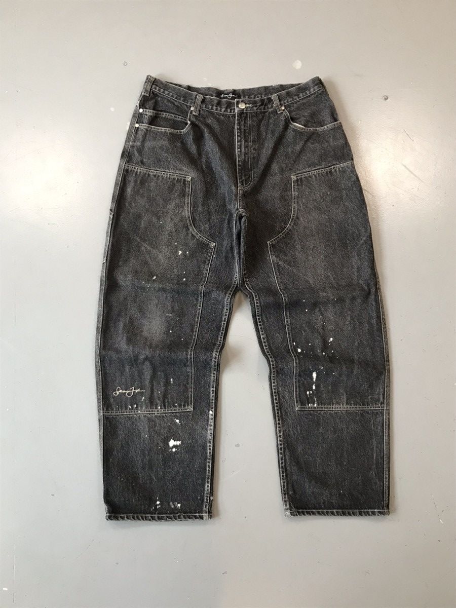 Sean John × Vintage Vintage Sean John spell out double knee carpenter denim Size US 38 / EU 54 - 1 Thumbnail
