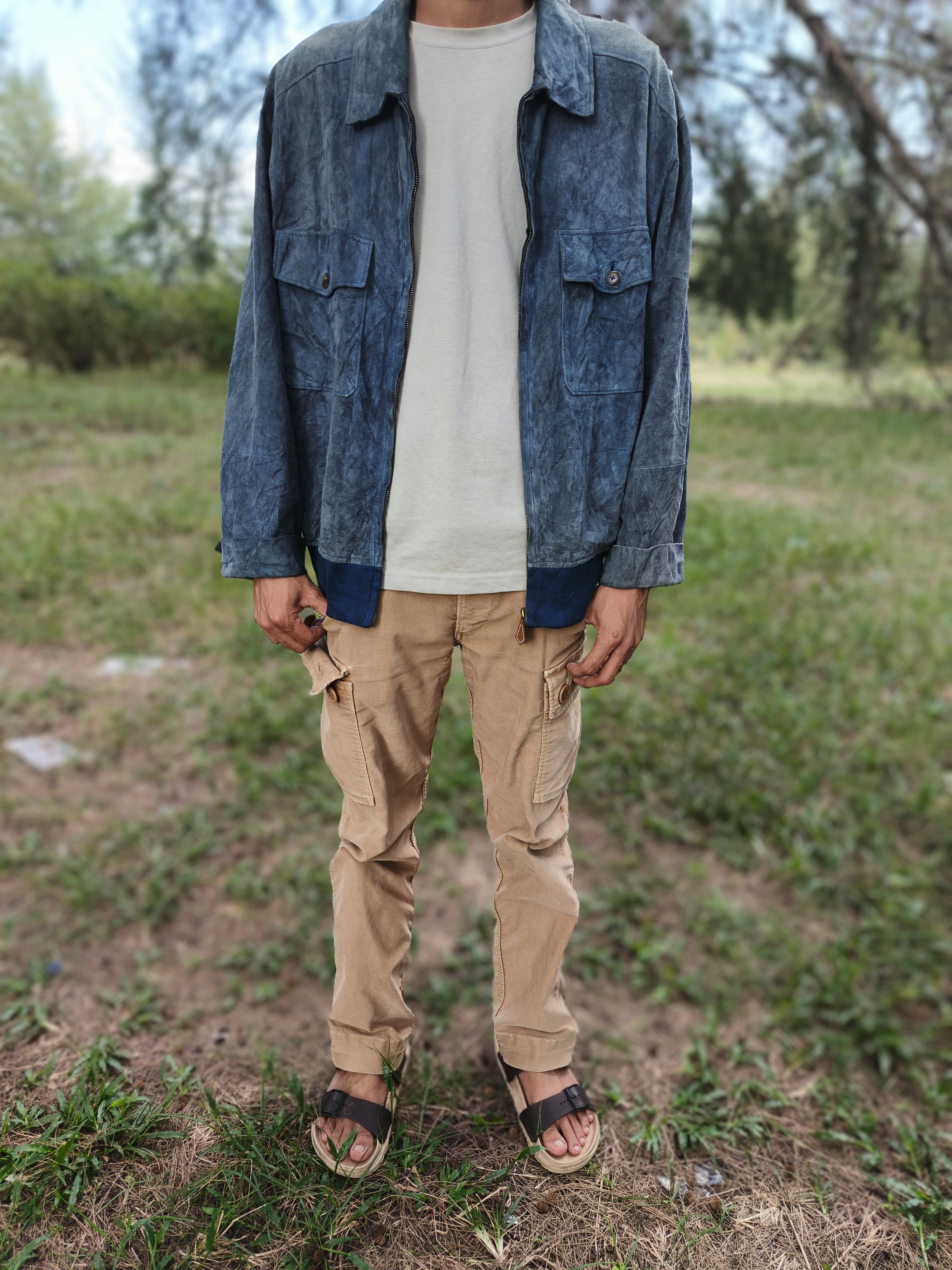Hermes Hermes Chevreau Kid Cabritilla Suede Goatskin Bomber Jacket Size US L / EU 52-54 / 3 - 14 Thumbnail