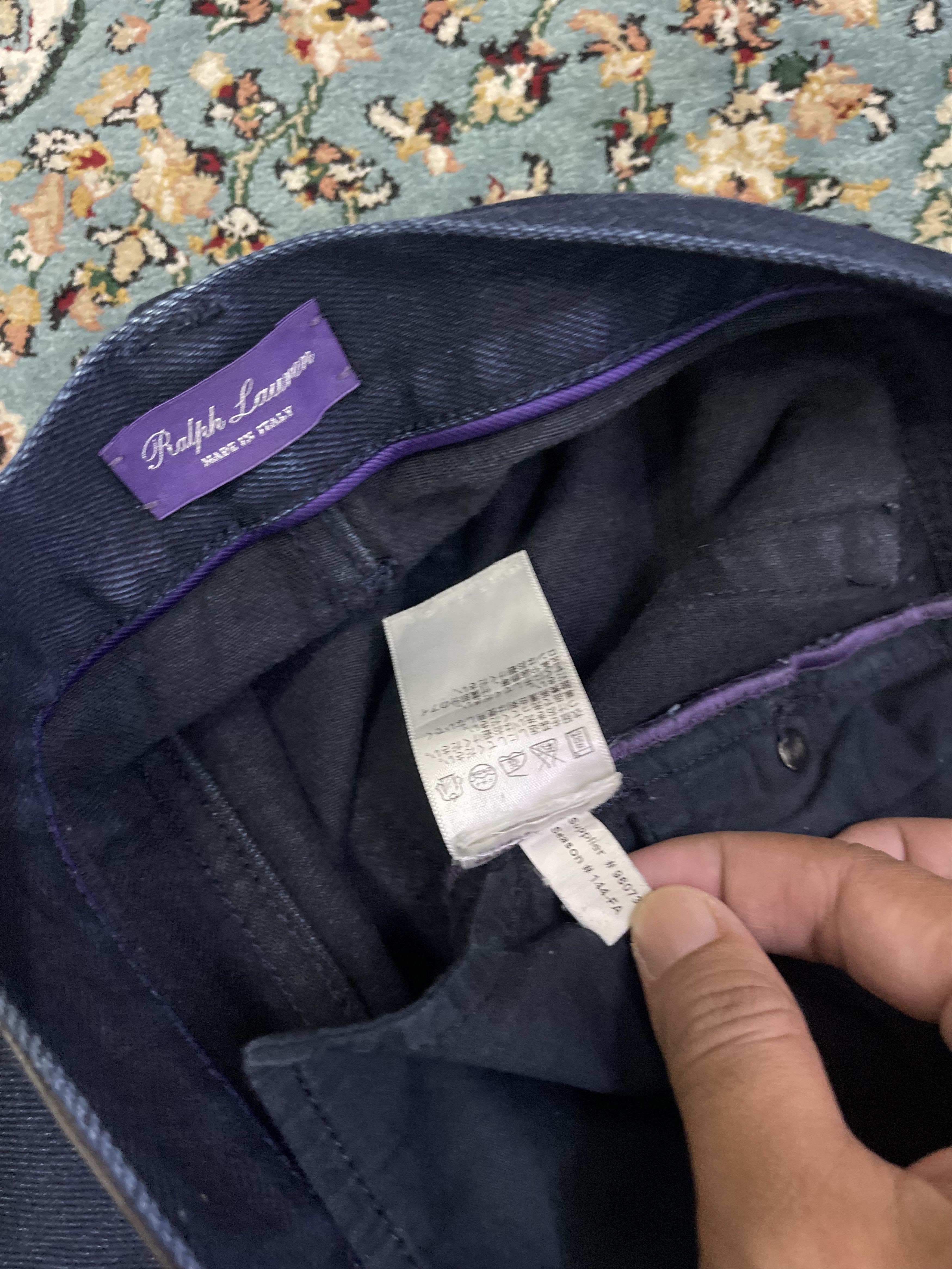 Ralph Lauren Purple Label Ralph Lauren Purple Label Indigo Denim Made in ITALY Size US 30 / EU 46 - 13 Thumbnail