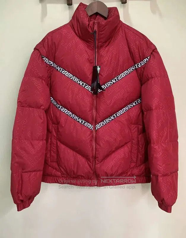 Versace Versace Red Puffer Jacket for Men . Size US XXL / EU 58 / 5 - 1 Thumbnail