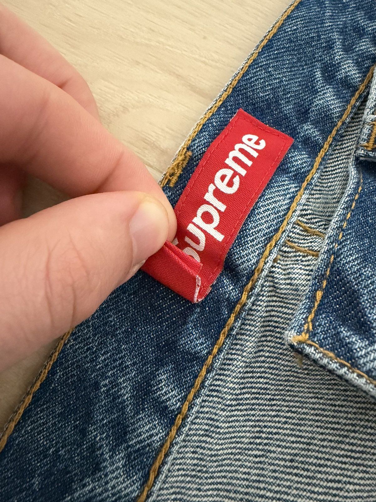Supreme Supreme FW24 Regular Jean Washed Indigo Size US 32 / EU 48 - 10 Thumbnail