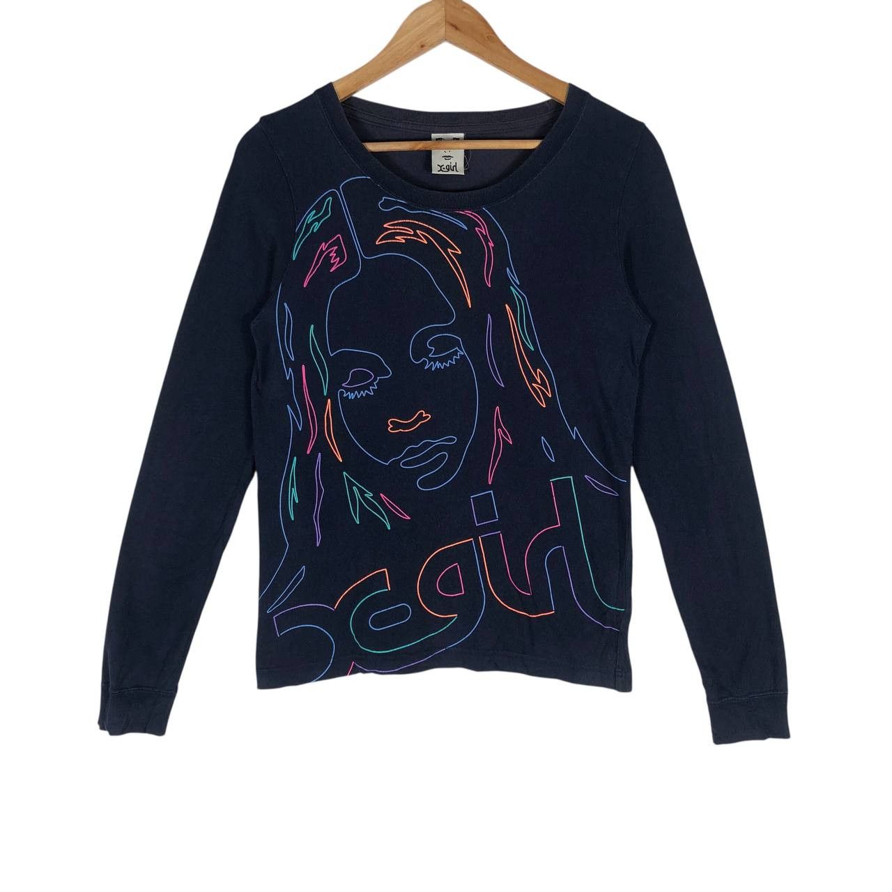 Japanese Brand X-Girl Long Sleeve T-Shirt Size US S / EU 44-46 / 1 - 1 Thumbnail