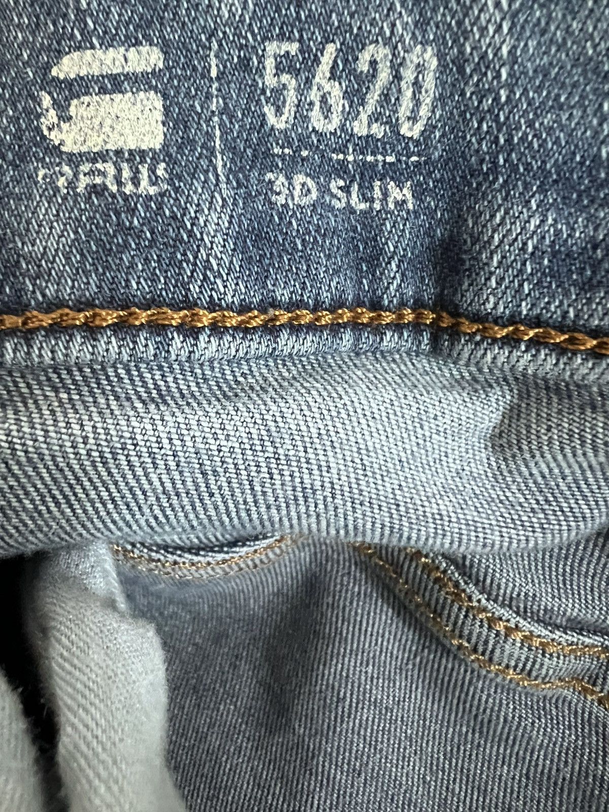 G-Star G-Star Raw 5620 3D Slim Blue Men Jeans size 36/28 Size US 36 / EU 52 - 6 Thumbnail