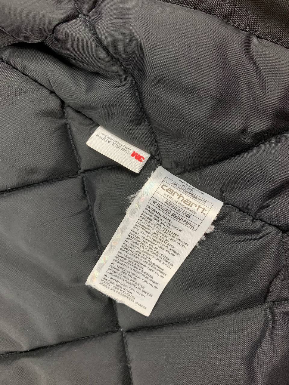 Carhartt Carhartt Unisex Black Hooded Parka Jacket Size XS Nylon Size US XS / EU 42 / 0 - 22 Thumbnail