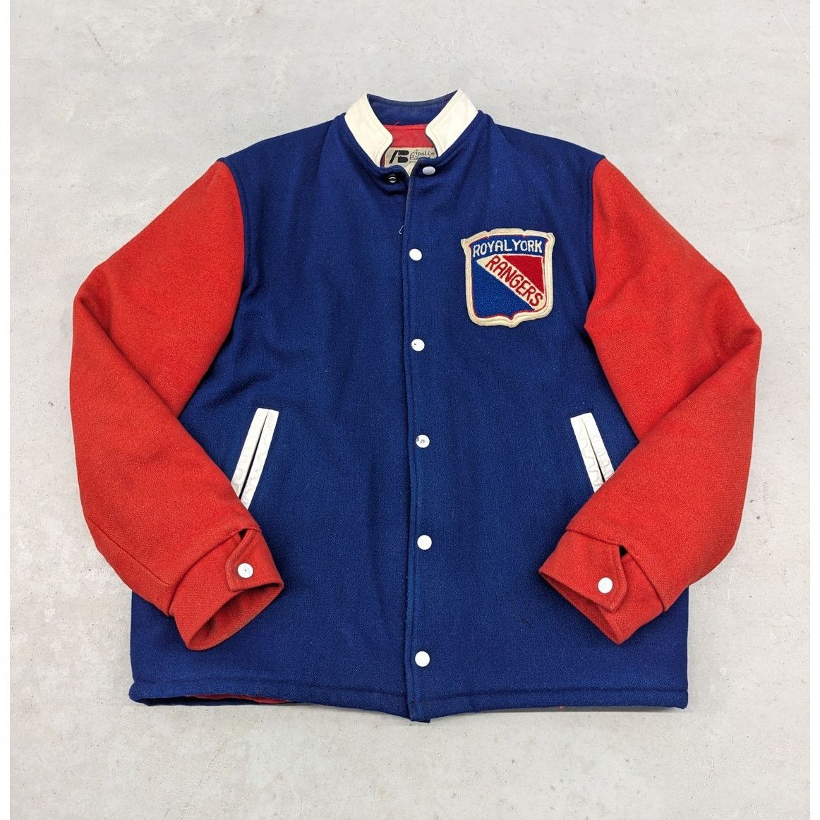 Apollo × Vintage Vintage 60s Royal York Rangers Varsity Bomber Jacket Size US L / EU 52-54 / 3 - 1 Thumbnail
