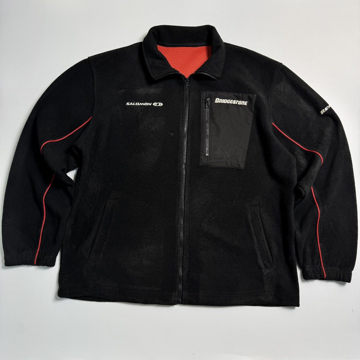 Salomon Salomon x Bridgestone Blizzak Fleece Zip up Jacket racing Size US L / EU 52-54 / 3 - 1 Thumbnail