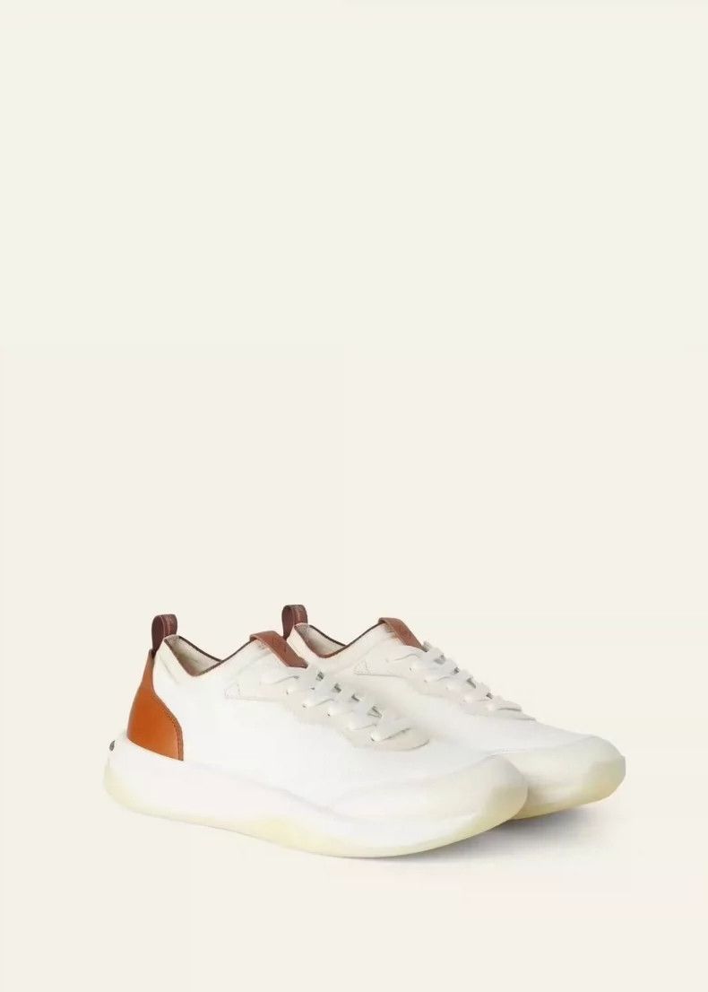 Loro Piana LORO PIANA Men's casual white shoes Size US 8 / EU 41 - 9 Thumbnail