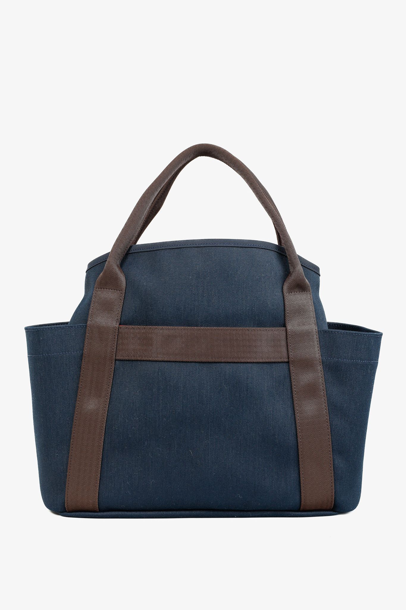 Hermes Hermes Grooming Bleu Navy & Feu Canvas Bag Size ONE SIZE - 4 Thumbnail