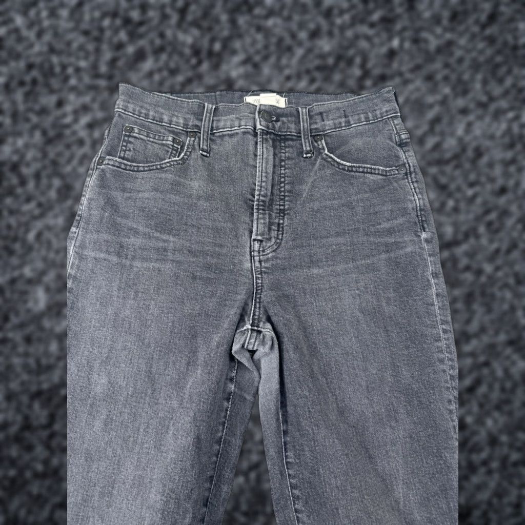 Madewell Madewell The Perfect Vintage Crop Jeans Women’s 28 Black 28x25 Cropped Regular Rise 25in 28in XS? Size 28" / US 6 / IT 42 - 1 Thumbnail