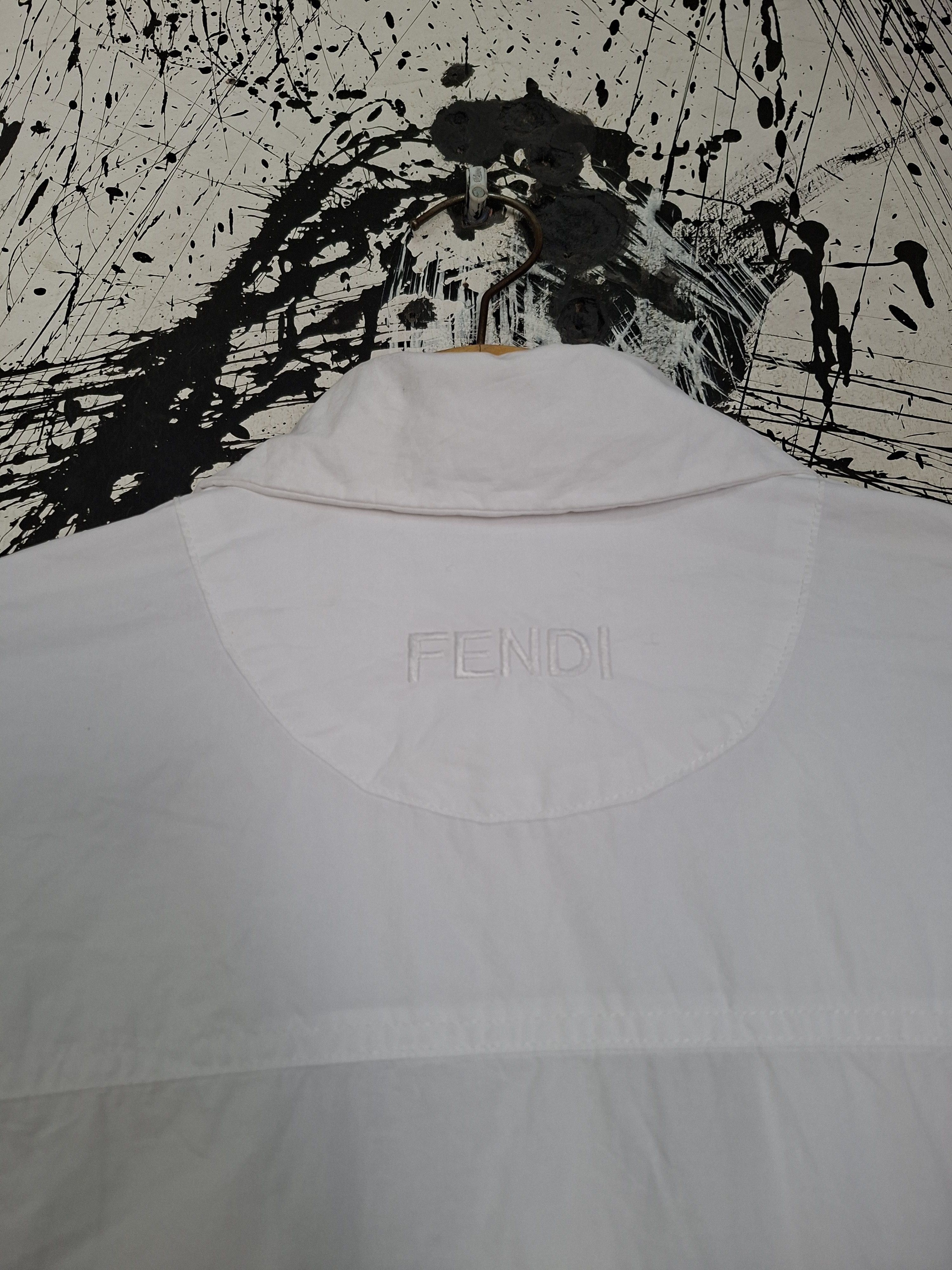 Fendi FENDI ROMA SS 2019 COLLECTION UTILITY BUTTON UP SHIRT Size M / US 6-8 / IT 42-44 - 7 Thumbnail