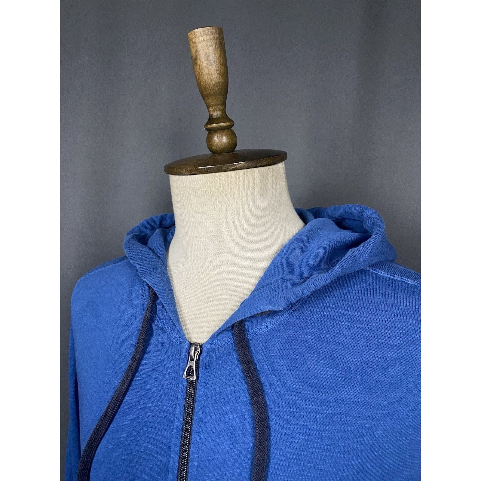 James Perse James Perse Men's Light Blue Full Zip Hoodie Sweater Size 4 Size US L / EU 52-54 / 3 - 5 Thumbnail