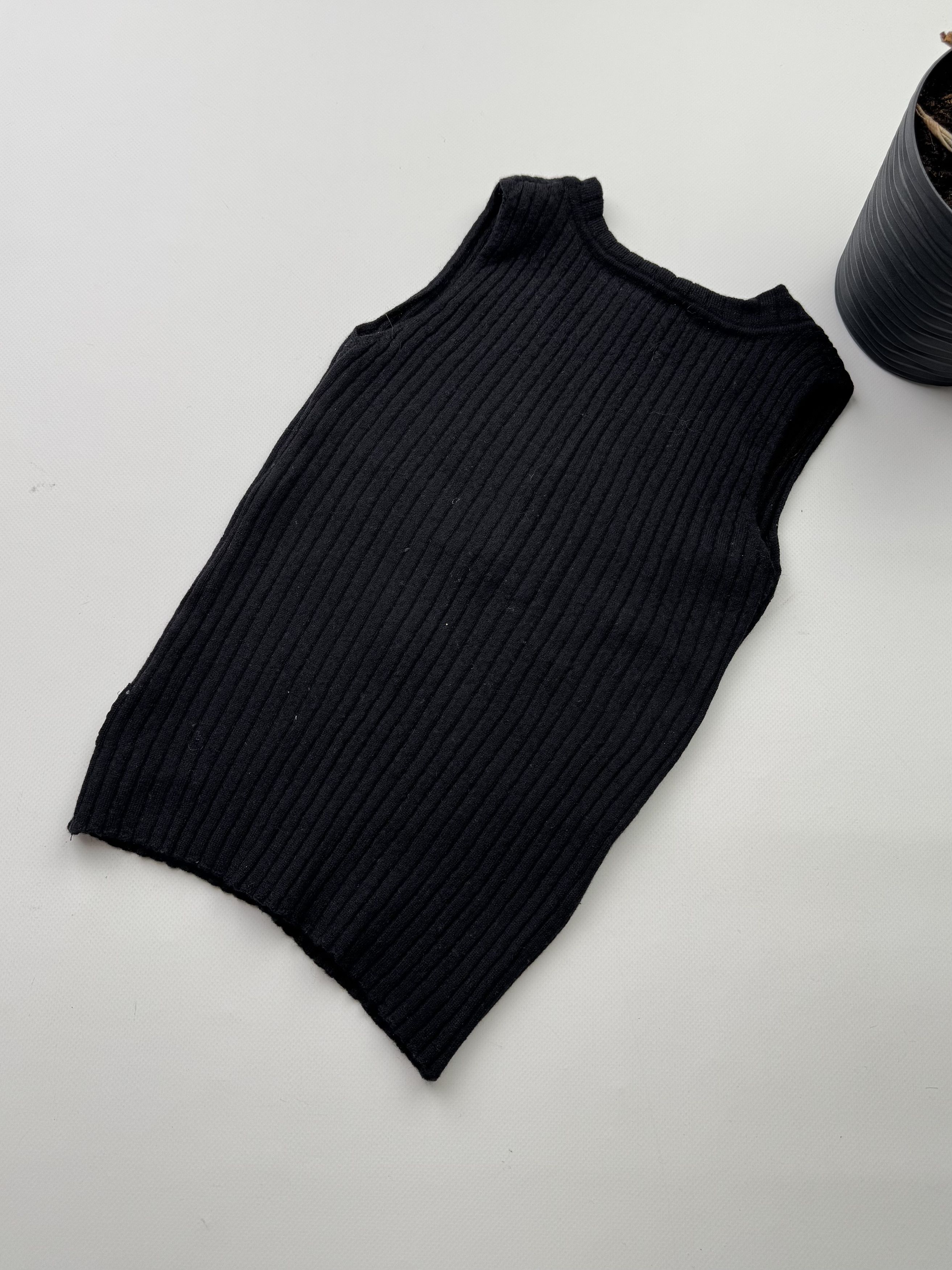 Armani Armani Jeans Vintage Wool Tank Top (145) Size XS / US 0-2 / IT 36-38 - 5 Thumbnail