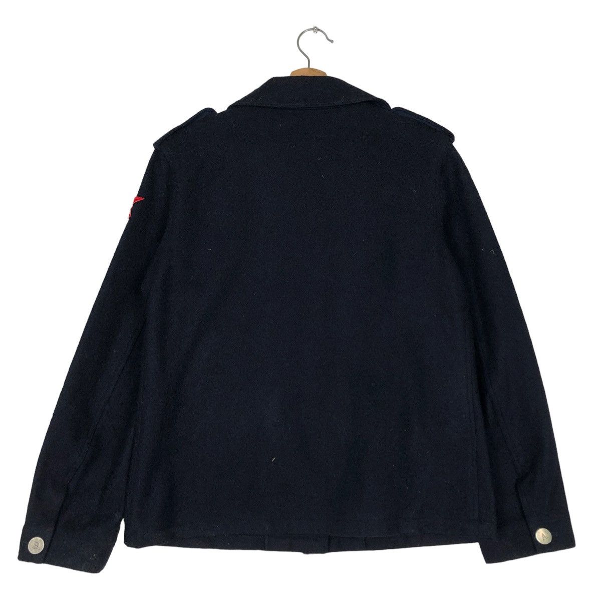 agnes b. 🔥VINTAGE CROPPED WOOL JACKET AGNES B. MILITARY DESIGN Size US S / EU 44-46 / 1 - 8 Thumbnail
