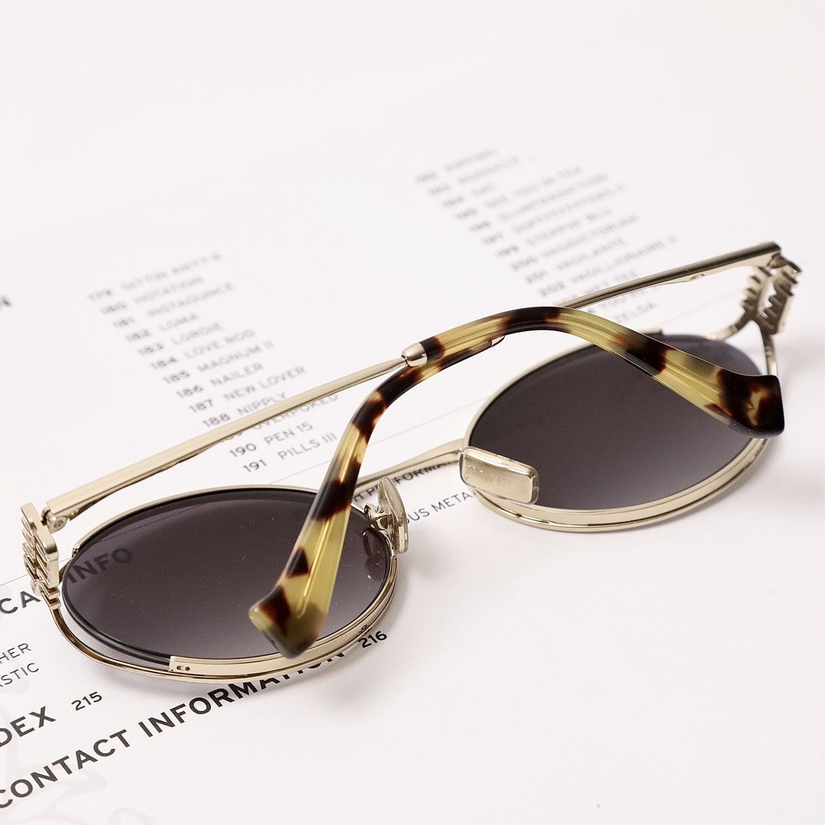 Miu Miu MIU MIU 0MU 52YS SUNGLASSES Size ONE SIZE - 7 Thumbnail