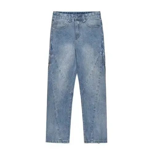 Other washed fade flare zipper jeans Size US 34 / EU 50 - 2 Thumbnail
