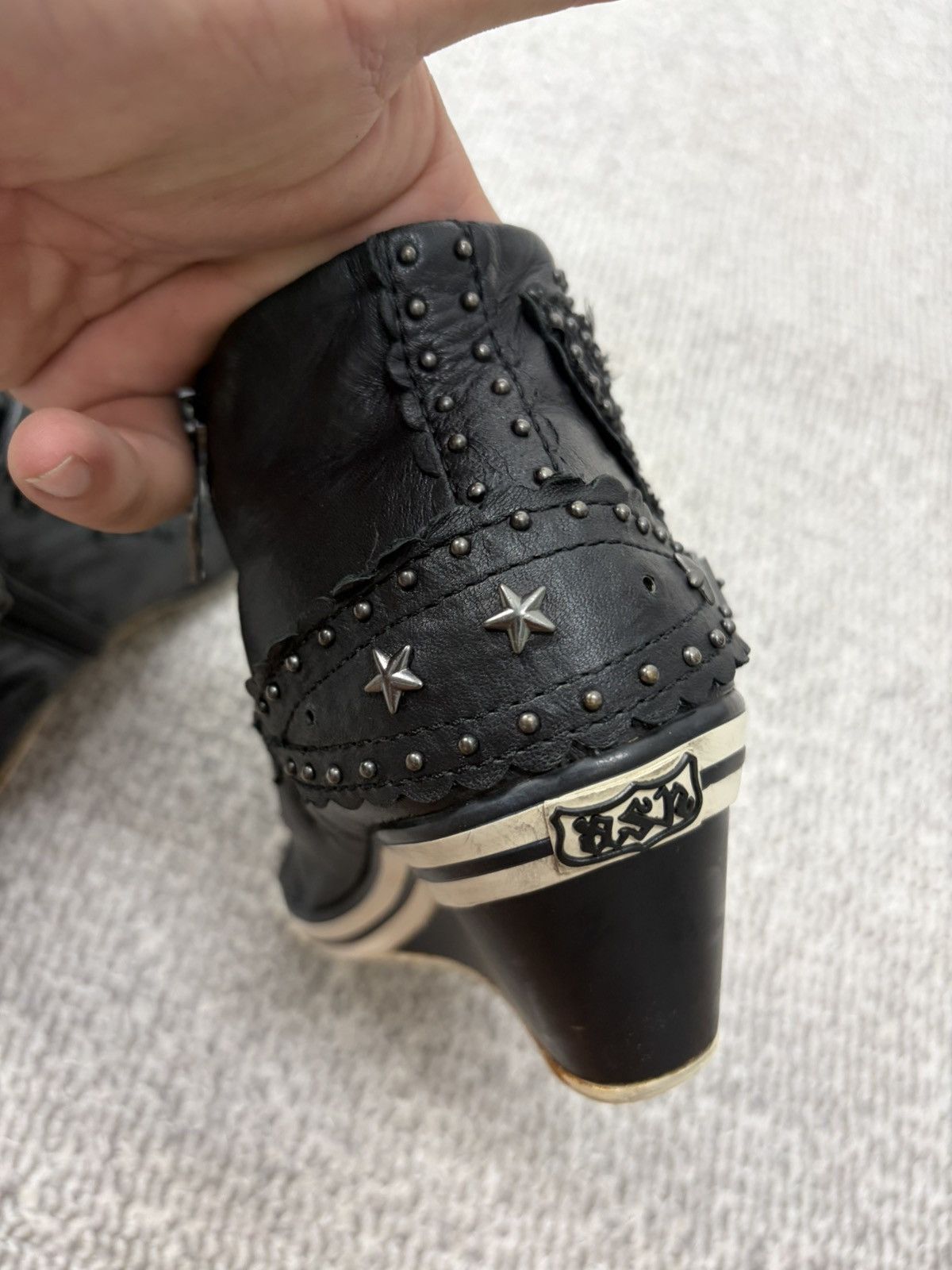 ASH Ash Wedge Genial Buckled Leather Size 38 Size US 8 / IT 38 - 11 Thumbnail