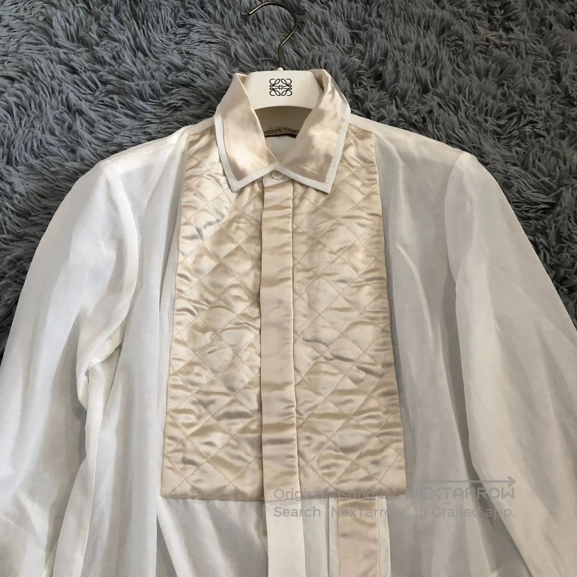 Bottega Veneta Bottega Veneta Diamond Weave Shirt. Size XS / US 0-2 / IT 36-38 - 2 Thumbnail