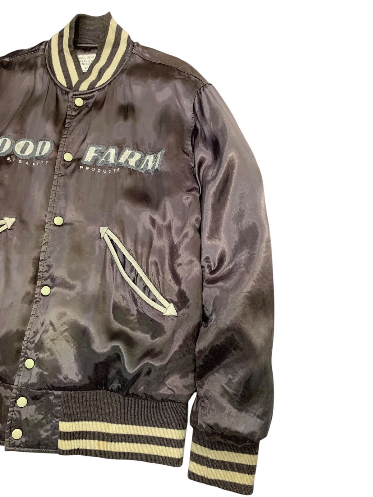 General Research 🔥RARE VTG A/W 01 G.RESEARCH BASEBALL JACKETS SATIN RAYON Size US L / EU 52-54 / 3 - 4 Thumbnail