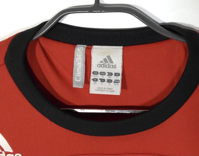 Adidas Bayern Munich Adidas 2007/08 Training Sweat Sz Medium Red Size US M / EU 48-50 / 2 - 6 Thumbnail