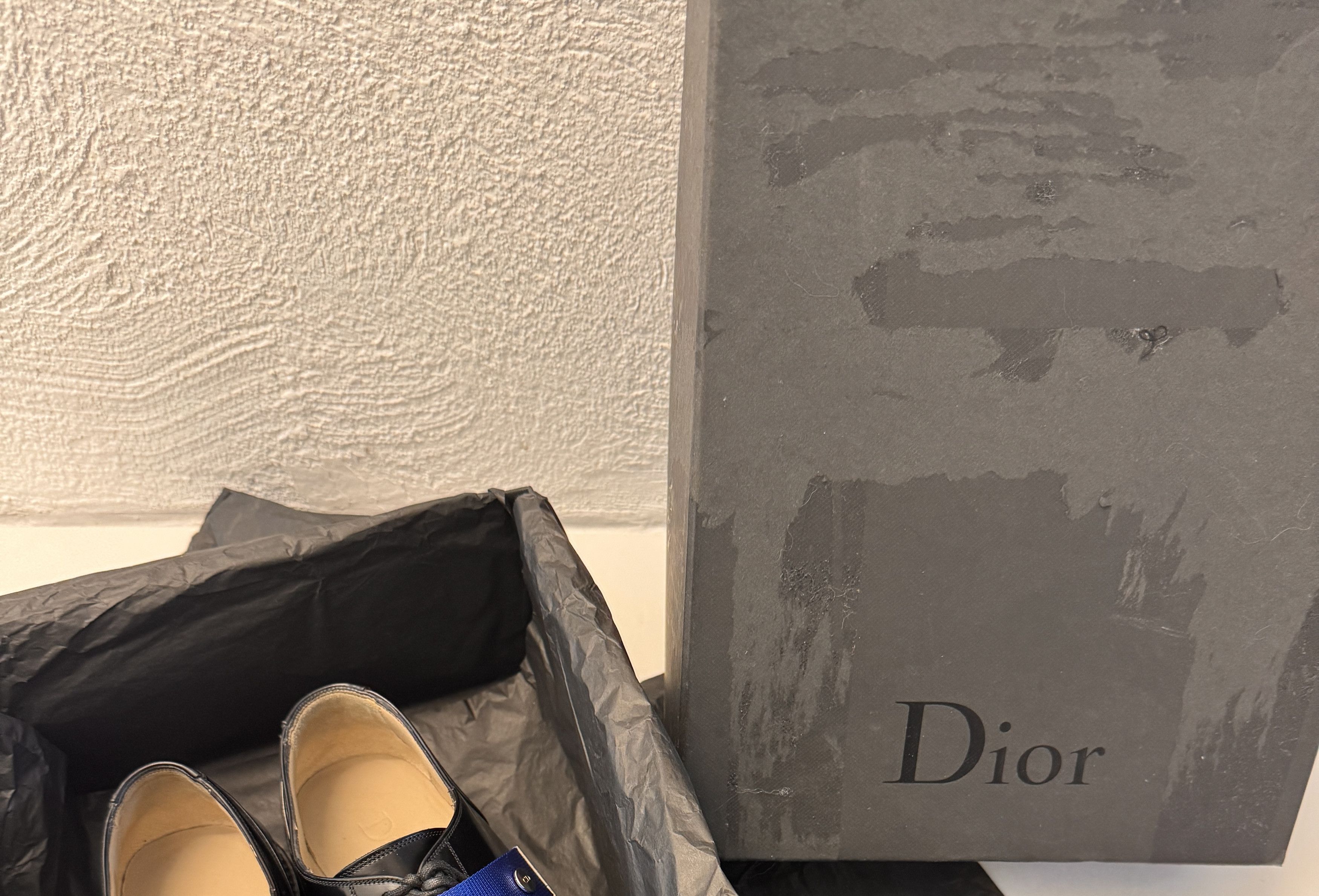 Dior DIOR HOMME H965 Derby Black Shoes with Blue belting EU39 Size US 6 / EU 39 - 16 Thumbnail