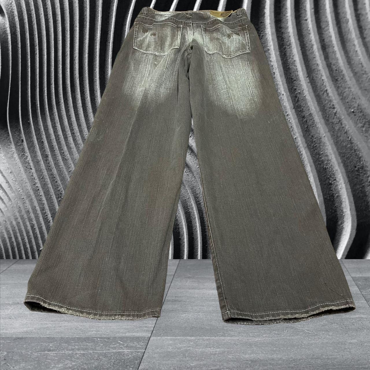 image of Y2K Grail Brown Southpole Like Baggy Wide Leg Jeans, Men's (Size 34)