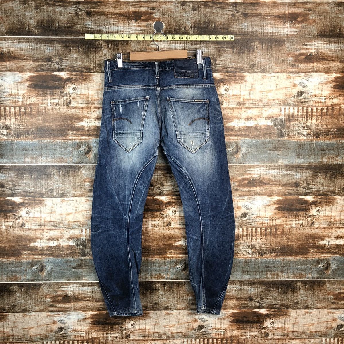 G-Star G Star Blue faded ripped Distressed Denim Pants #A2077 Size US 28 / EU 44 - 14 Thumbnail