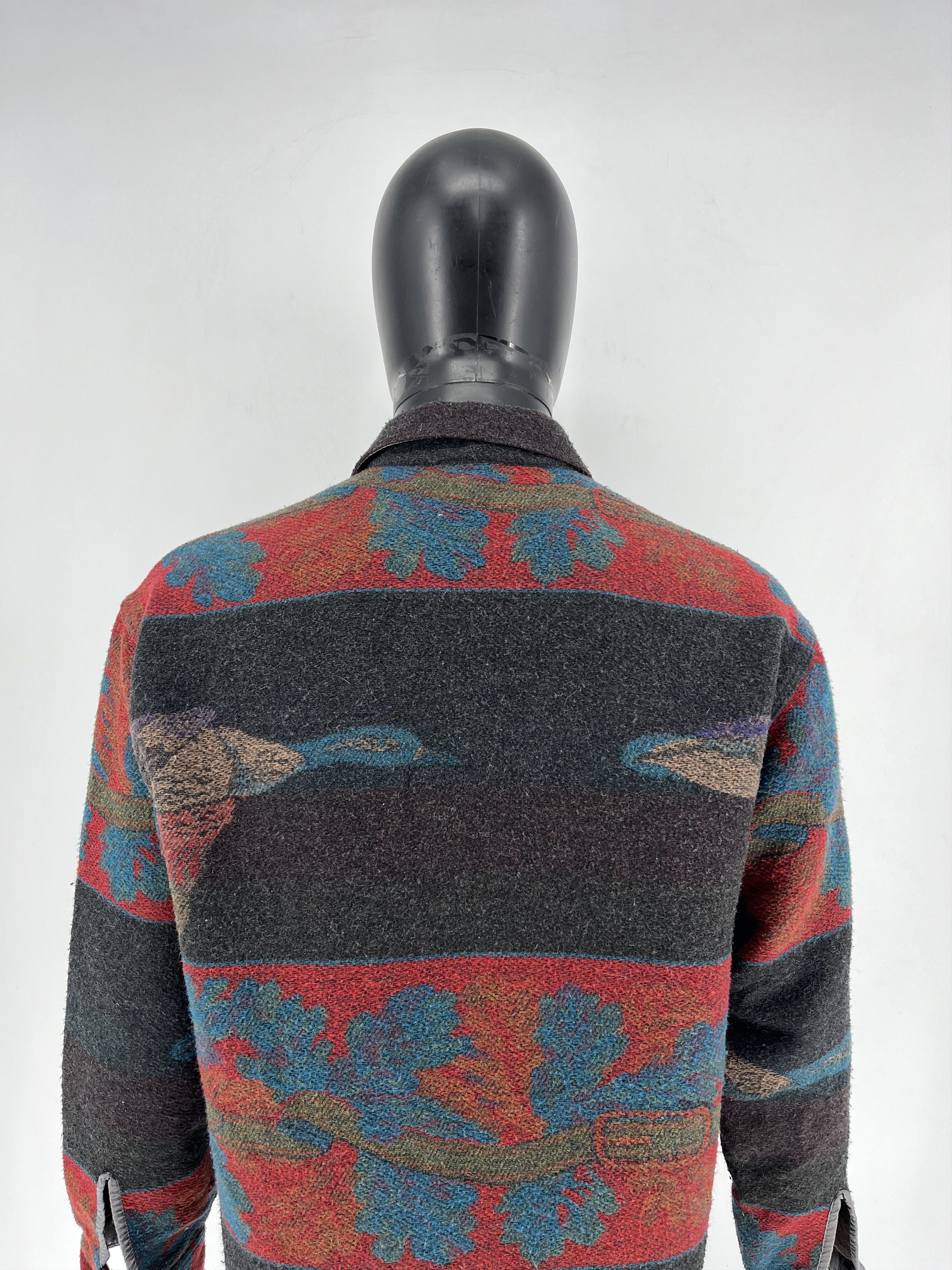 Sisley Vintage Sisley High Grade Western Wear Wool Blanket Jacket Size US M / EU 48-50 / 2 - 14 Thumbnail