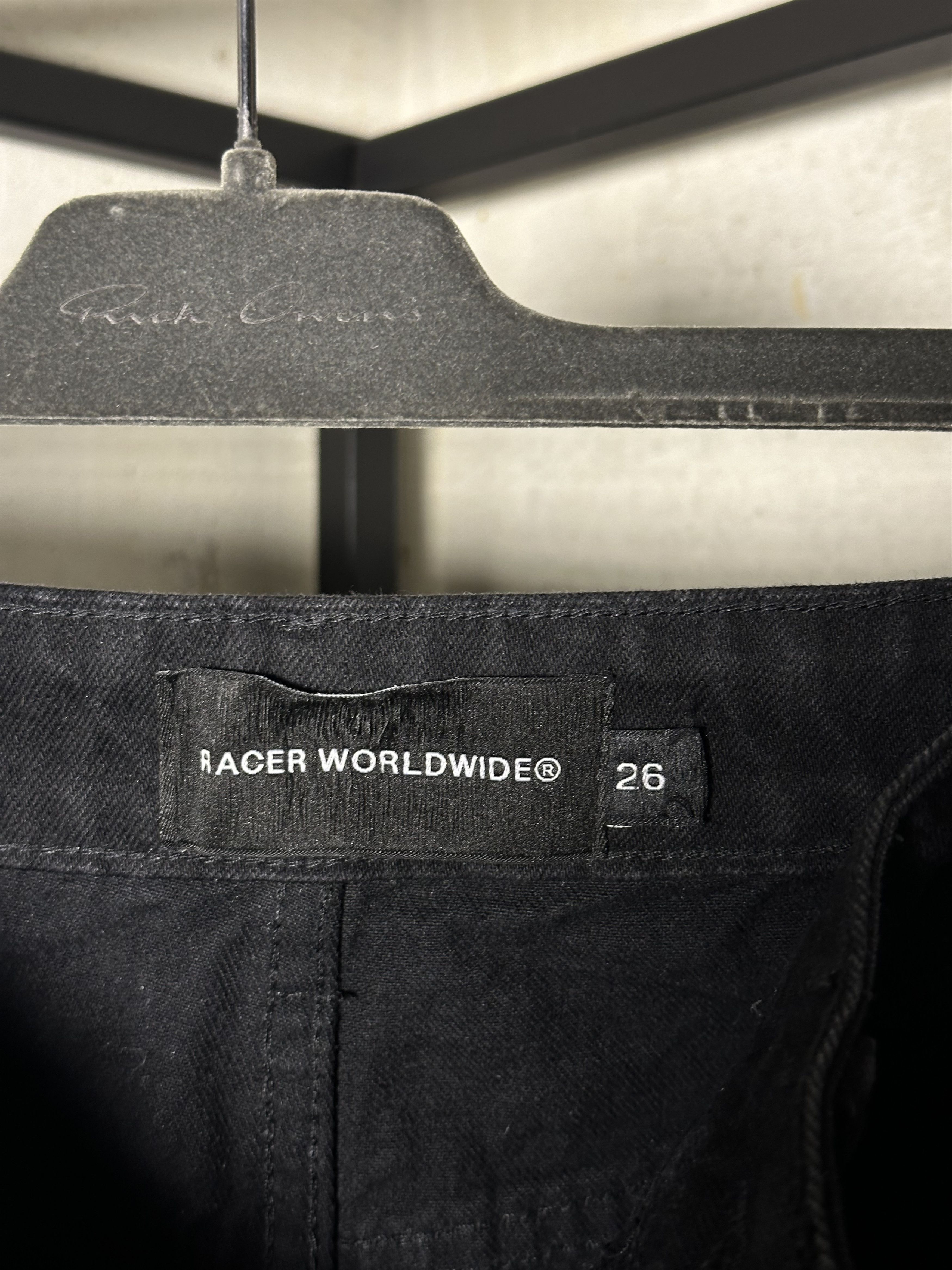 Japanese Brand Racer Worldwide Washed Black Patch Crucifix Heavy Jeans Size US 26 / EU 42 - 9 Thumbnail