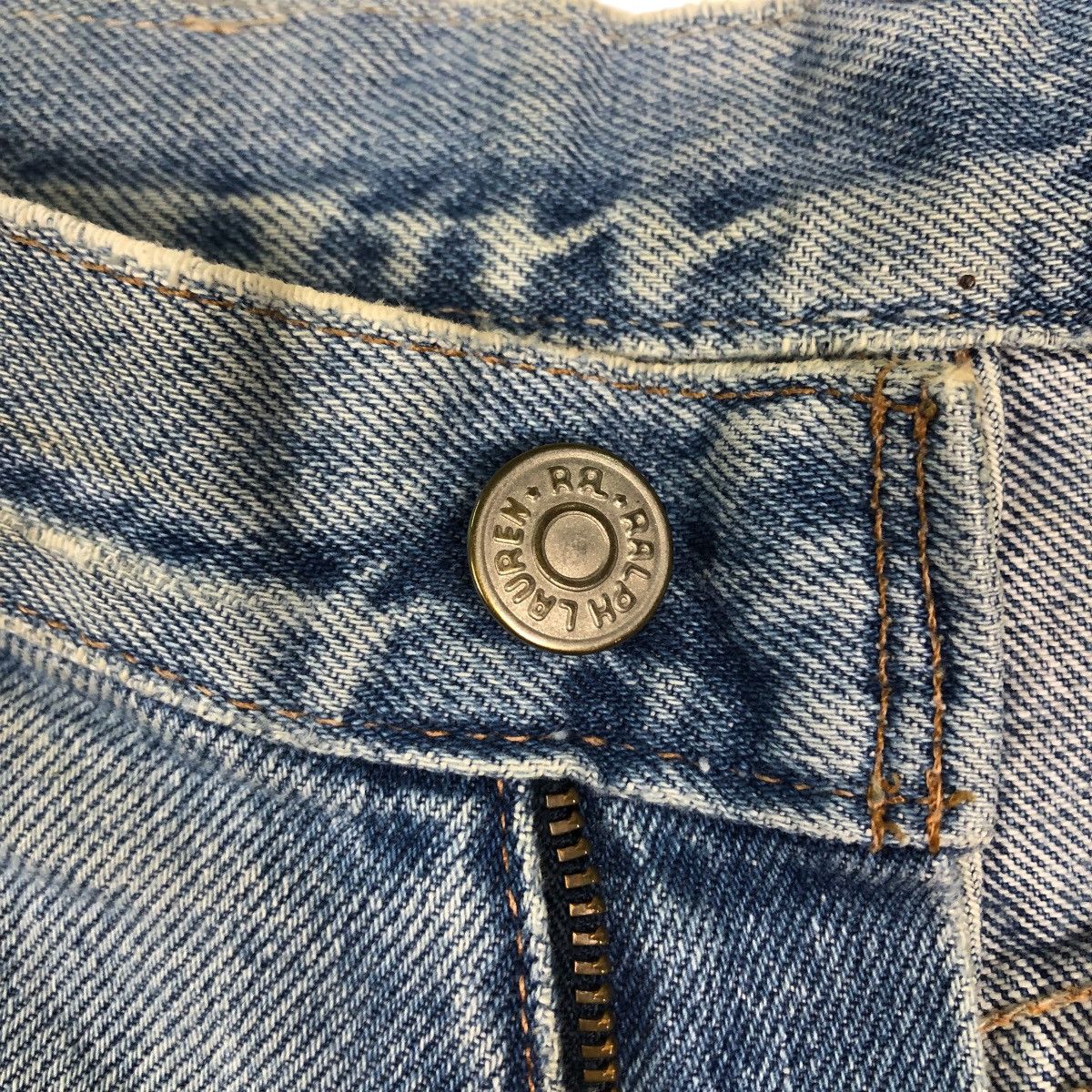 RRL Ralph Lauren 🔥VINTAGE SELVEDGES DENIM JEANS DOUBLE RL RRL DISTRESSED Size US 36 / EU 52 - 18 Thumbnail